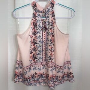 Blue Rain halter top blouse, size: L, from Francesca’s, NWT